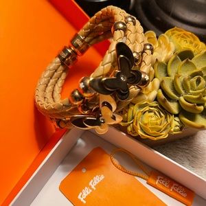Folli Follie leather bracelet